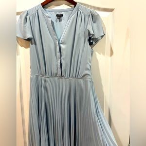 Sky Blue Ann Taylor Midi Dress